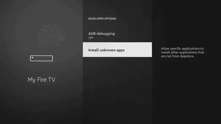 Click Install unknown apps