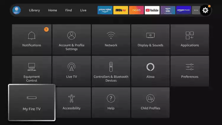 Click My Fire TV